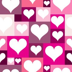 Love Pattern With Hearts