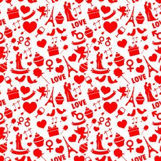 Seamless love pattern N27
