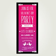 Invitation Valentine's Day N54
