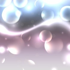 Abstract background with glowing bubbles N2