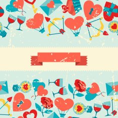 Valentine's and Wedding seamless pattern N4