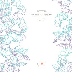Floral decor N145