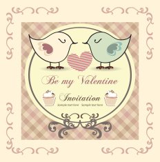 Valentine's day invitation card N3