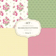 Set of seamless classic pattern N2