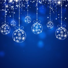 Xmas Blue Background