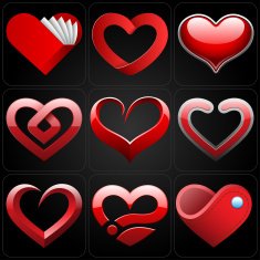 Heart Icons Set N9
