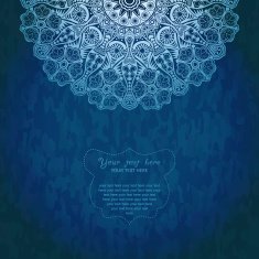 Vintage invitation decoration on grunge background N14