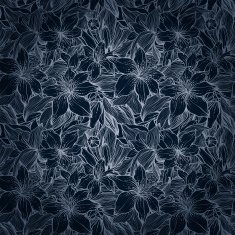 Stylish vintage floral seamless pattern N14