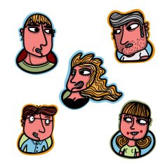 human faces set N2