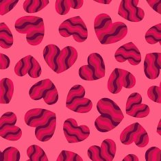 Seamless hearts pattern 2