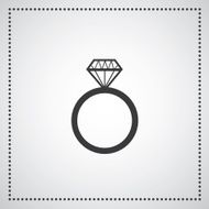 Diamond engagement ring N6
