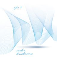 3d vector decorative background with curved transparent ribbon