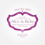 Wedding invitation design N5