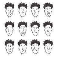 Set of facial expressions N3