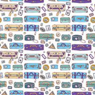 Suitcases Seamless background N9