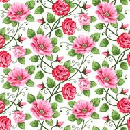 Seamless roses pattern N27