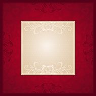 Red background with heart N2