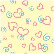Chalk Hearts pattern