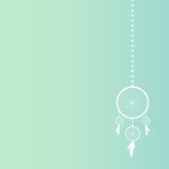 Background with dreamcatcher N2