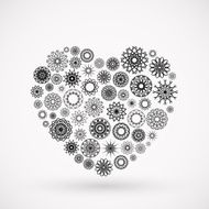 Ornamental heart N7