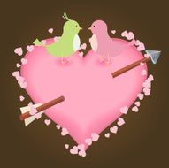 Valentine&#039;s Lovebirds