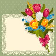 Bouquet of spring flowers