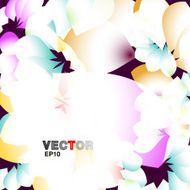 abstract colorful floral pattern background N17