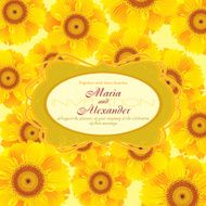 Wedding Invitation (Sunflowers)