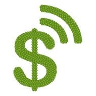 Four Leaf Clover of Dollar Symbol