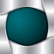 Blue and silver background