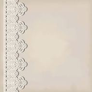 lace border on grunge background