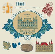 Vintage wine label N7