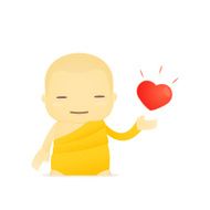 Cartoon Monk N15