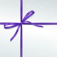 Ribbon in purple