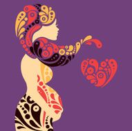 Pregnant Woman Silhouette N27