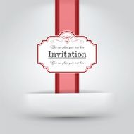 Invitation in Paper Slit N3