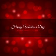 valentines day red lights design background