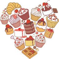 heart of cakes