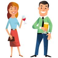 Drinking Couple