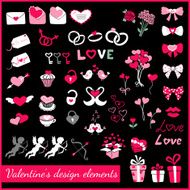 Valentines design elements N3