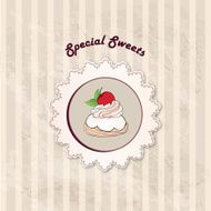 Sweets Vintage background N6