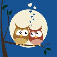 Owls In Love N10