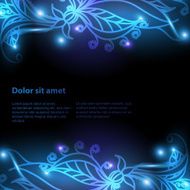 Shiny floral background for your design N8