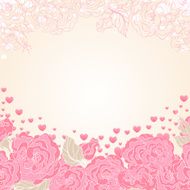 roses and hearts