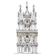 Venice court Sketch collection N2