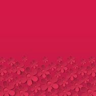 red valentines background with many flowers N2