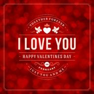 Happy valentine&#039;s day greeting card N47