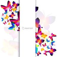 Colorful butterfly background N8