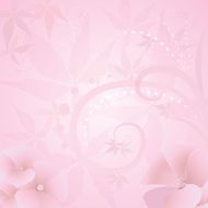 Floral pink background N2