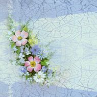 vintage floral background N46
